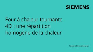 Four à chaleur tournante 4D  une répartition homogène de la chaleur [upl. by Atalanta]