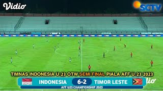 🔴 SEDANG BERLANGSUNG • Timnas Indonesia Vs Timor Leste • Laga Penentu Piala AFF U23 2023 • Prediksi [upl. by Arhoz]