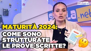 Esame Maturità 2024 tutto sulle Prove Scritte Date Tipologie e Consigli Utili [upl. by Lampert]