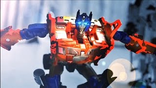 Transformers Stop motion  Prime VS Menasor 柯博文VS飛天虎 [upl. by Karola]