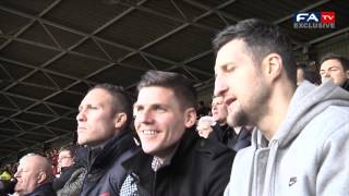 Carl Froch at Nottingham Forest v Oldham  FA Cup 3rd Round  FATV [upl. by Rand]