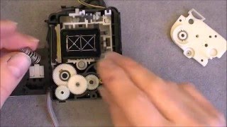 Epson PictureMate photo printer teardown part 2 making a terrible mess [upl. by Nylrac]