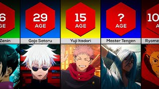 Age of Jujutsu Kaisen Characters  Jujutsu Kaisen  JJK [upl. by Agnot]