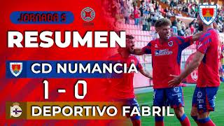 Resumen CD Numancia  10  Deportivo Fabril [upl. by Claude]