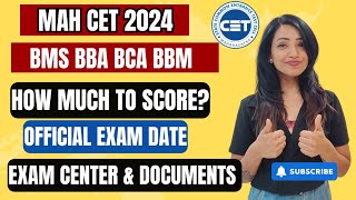 MAH B CET 2024 EXAM DATES  EXAM CENTER  HOW MUCH TO SCORE FOR YOUR DREAM COLLEGE [upl. by Brenna]