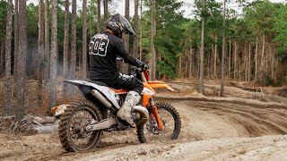 KTM 250 SX  Pure Two Stroke Sound [upl. by Ennoved]