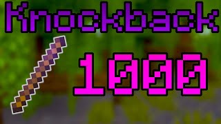 How to get a Knockback 1000 Stick in Minecraft Bedrock 120 [upl. by Archy]