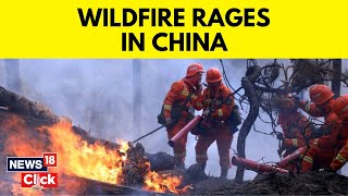 Sichuan Wildfire  Wildfire Rages In Southwest China As 1000 Firefighters Battle Fire  China  N18V [upl. by Carpenter302]