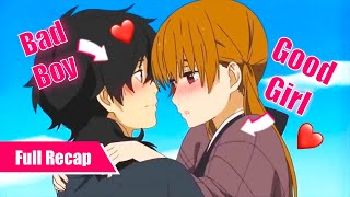 Delinquent Makes Star Student Fall In Love With Him  Anime Recap [upl. by Mcnutt19]