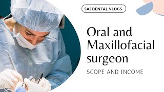 THE SCOPE AND INCOME OF MDS IN ORAL SURGERY [upl. by Klatt332]