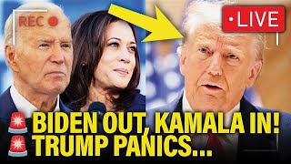 LIVE Biden ENDS ReElection KAMALA SOARS Trump PANICS [upl. by Adoh111]