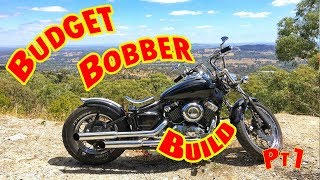 Yamaha XVS 650  Budget Bobber Build PT1 [upl. by Silvester]