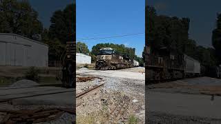 HUGE Horn Burst quotcrawling up mtnquot Norfolk Southern 9913  p64 rider22 [upl. by Lleznov]