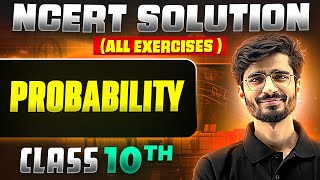 Probability  Complete NCERT WITH BACK EXERCISE in 1 Video  Class 10th [upl. by Stein]