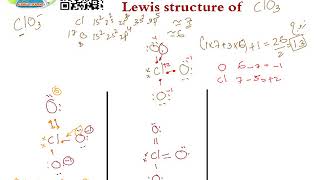 LEWIS STRUCTURE  HYBRIDIZATION CLO3 [upl. by Rodgiva770]