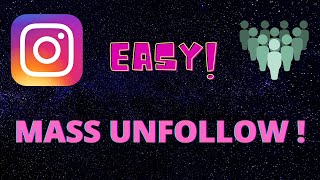 How to Massbulk unfollow instagram account with simple script chromeedgeopera extensiontutorial [upl. by Ahsit]