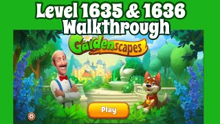 GardenScapes 1635 amp 1636 gardenscapes gameplay gamer gaming walkthroughgameplay walkthrough [upl. by O'Toole991]