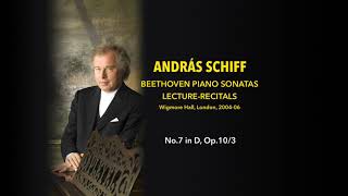 András Schiff  Sonata No7 in D Op103  Beethoven LectureRecitals [upl. by Colbye]