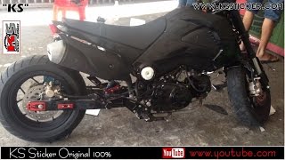 Honda MSX 125 new modified black color [upl. by Nnednarb98]