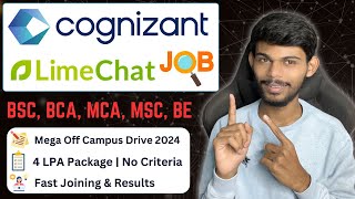 New Cognizant Mega Hiring 2024  Graduate amp Engineer Trainee  All Details [upl. by Leonanie585]