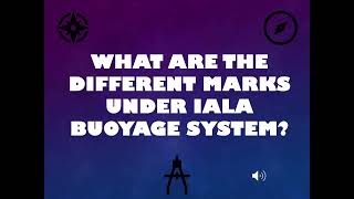 Topic 16 IALA Buoyage System [upl. by Orecul]