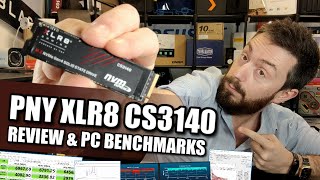 PNY XLR8 CS3140 SSD Review amp Benchmark  GAME ON [upl. by Nnaael]