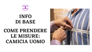 Come prendere le misure per una camicia da uomo [upl. by Solhcin]