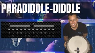 PARADIDDLEDIDDLE EN CONGAS  RUDIMENTOS [upl. by Ashlan72]