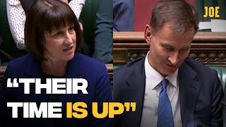 Rachel Reeves rips apart Jeremy Hunts weak Autumn Statement [upl. by Candra]