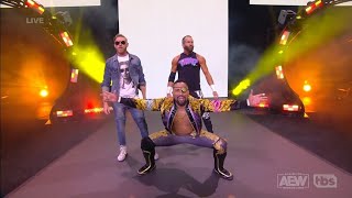 Orange Cassidy amp Roppongi Vice entrance AEW Dynamite June 22 2022 [upl. by Jerrome853]