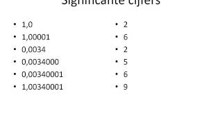 Rekenen 2 Wetenschappelijke notatie en significante cijfers [upl. by Yaya]