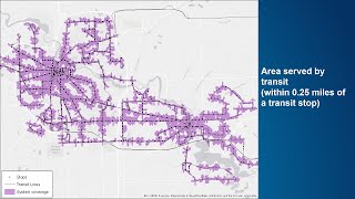 Mapping Transit System Coverage [upl. by Anaibaf652]