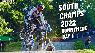 Tonys Race  2022 South Region Championships Day 1  Runnymede  UK BMX Racing [upl. by Schwing]