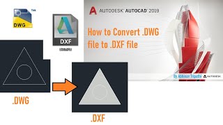 How to Convert DWG File to DXF File  Design Classes [upl. by Eimrej]