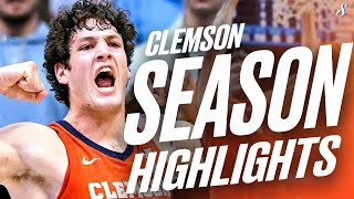 PJ Hall FULL Clemson Season Highlights  2x AllACC  183 PPG 14 BLK 488 FG [upl. by Aneram]