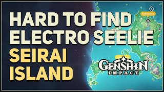 Hard to find Electro Seelie Seirai Island Genshin Impact [upl. by Janna]