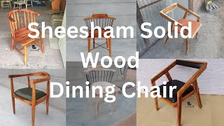 Sheesham Solid Wood Dining Chair [upl. by Nottnerb]