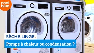 Le meilleur sèchelinge  un sèchelinge à pompe à chaleur ou un sèchelinge à condensation [upl. by Hance960]