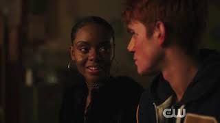 Archie and Josie Kiss  Riverdale 3x13 [upl. by Anyahs]