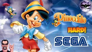 Disneys Pinocchio прохождение  Hard   Игра SEGA Genesis Mega Drive SMD Стрим rus [upl. by Ainos]