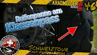 Reifenpanne am Klausenpass ✫ Schweiztour mit Fritze amp Nobbe ◙ MV46 [upl. by Hoxsie236]