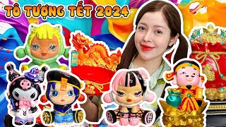 Tô Tượng Mùa Tết Siêu Đẹp Hướng Dẫn Tô Tượng Series I Linh Barbie Vlog [upl. by Yuille]