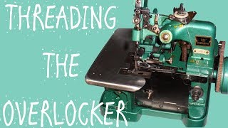 THREADING THE OVERLOCKER [upl. by Lindo]