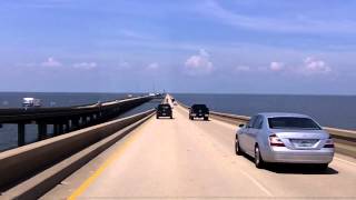 The Worlds Longest Overwater Bridge the Lake Pontchartrain Causeway [upl. by Nohj]