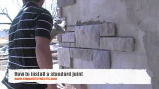 How to Install Stone Veneer  Stone Master Molds Inc [upl. by Yonatan]