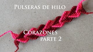 pulseras de hilo faciles para regalar en san valentin parte 2 [upl. by Olympe]