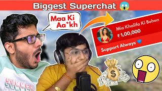 Top 5 highest Superchat  Donation in Indian gaming  CarryIsLive Mortal Scout Mythpat [upl. by Abelard]