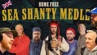 Home Free  Sea Shanty Medley REACTION  OFFICE BLOKES REACT [upl. by Bor]