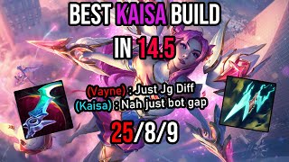 Abuse these 2 BUILDS ON KAISA in 145  Kaisa Gameplay [upl. by Ayoted]