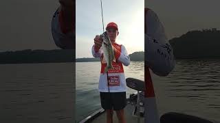 Bassmaster Jr Natty Day 1 shorts bass BassmasterOfficial FutrellMarine [upl. by Dasya]